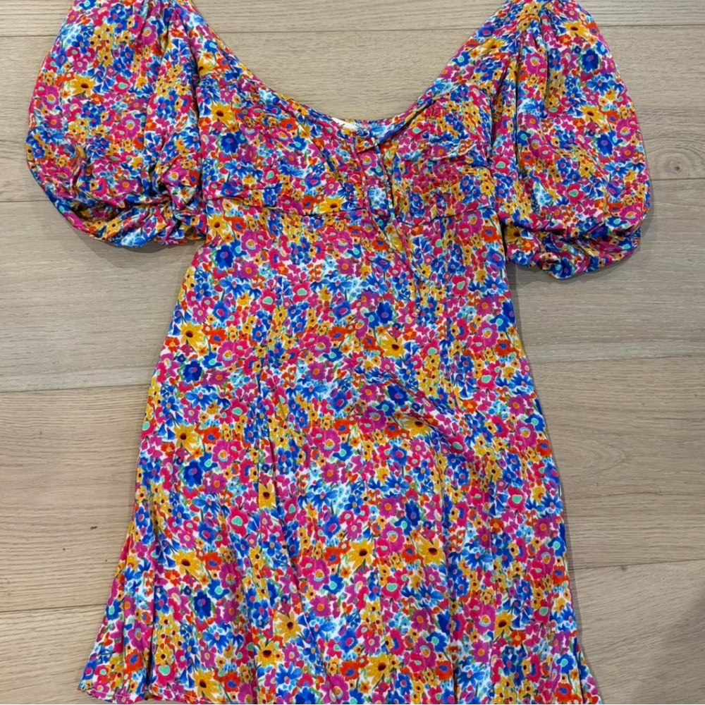 For love and lemons floral mini dress